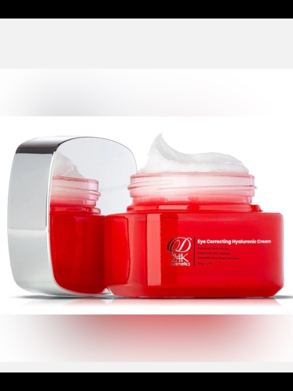 D24K Cosmetics Eye Correcting Hyaluronic Cream NIB